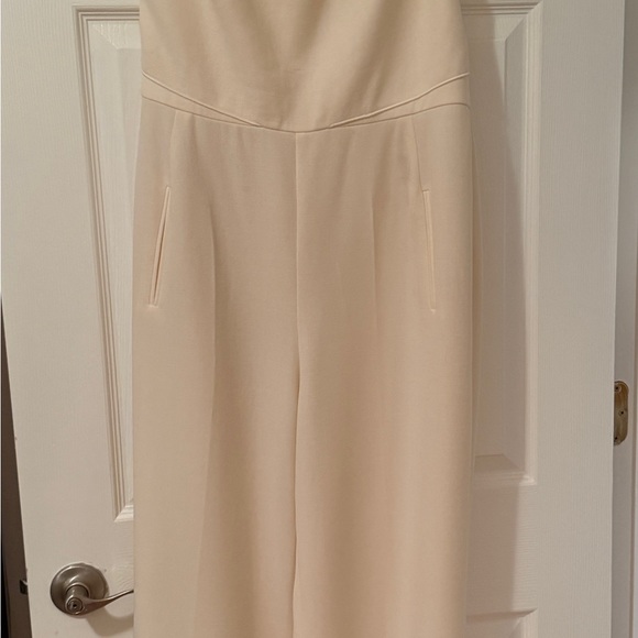 ROLAND MOURET Platano one-shoulder wool-crepe jumpsuit W 12. - Picture 1 of 12